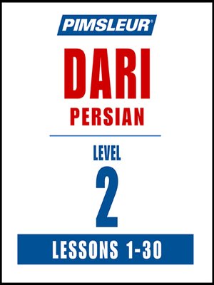 cover image of Pimsleur Dari Persian Level 2